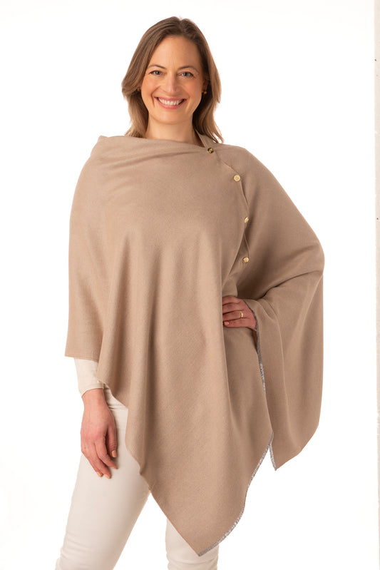 Gisella Poncho FB187 - Light Mocha