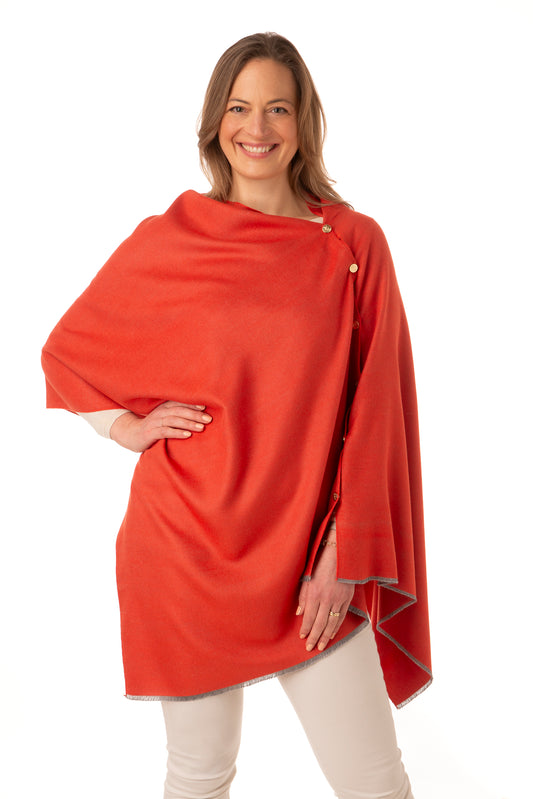 Gisella Poncho FB187 - Coral