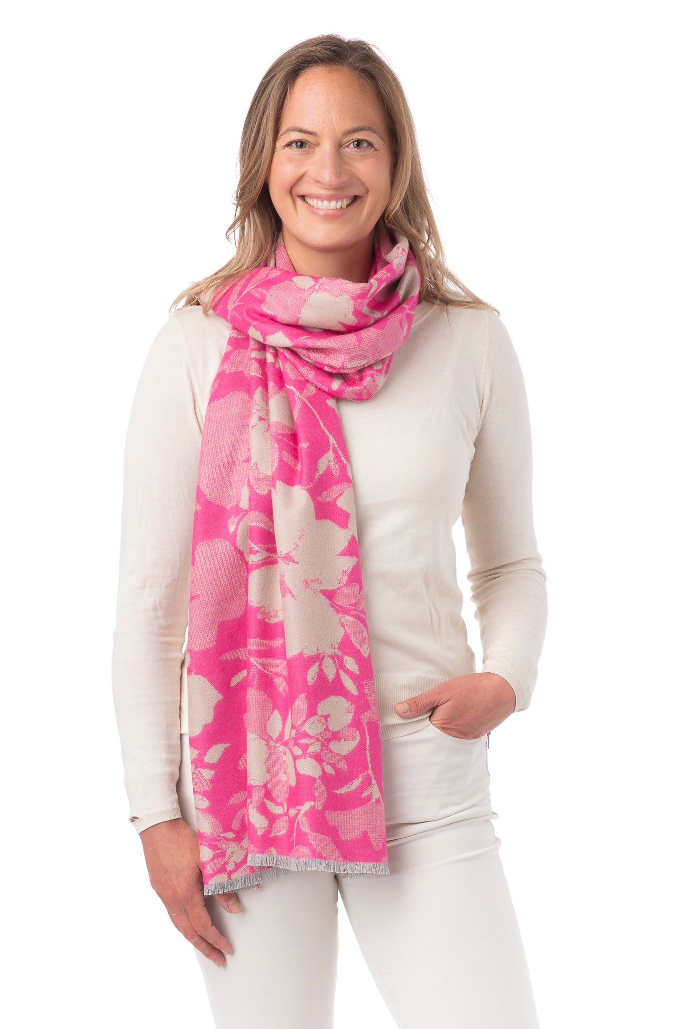 Cristina FB198 - Fuchsia / Beige