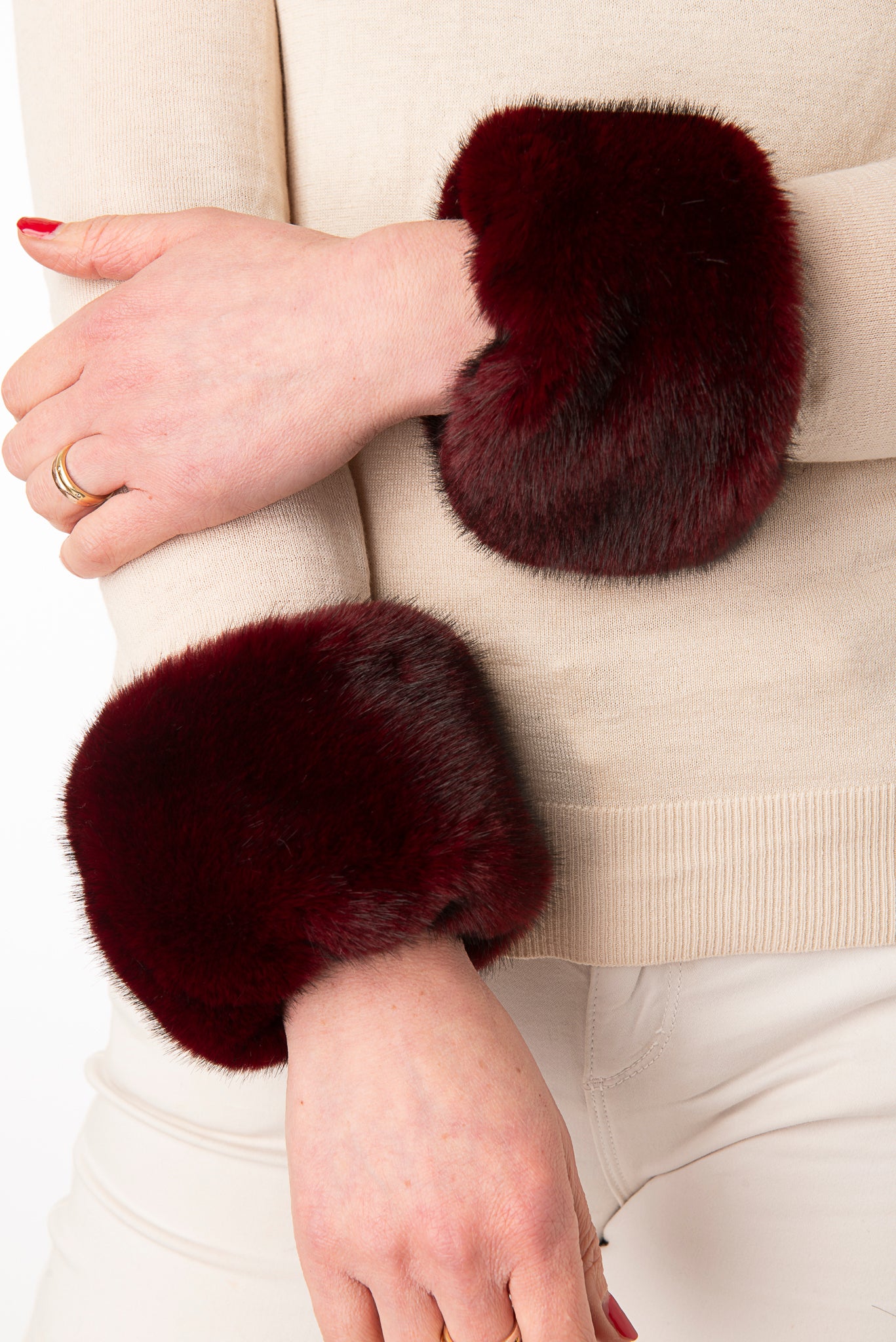 Penelope Two Toned Burgundy - PRE ORDER