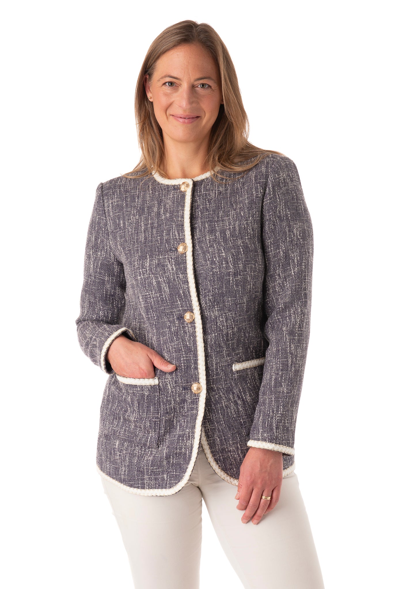 Mirabella FB237 - Navy/Beige Trim PRE ORDER