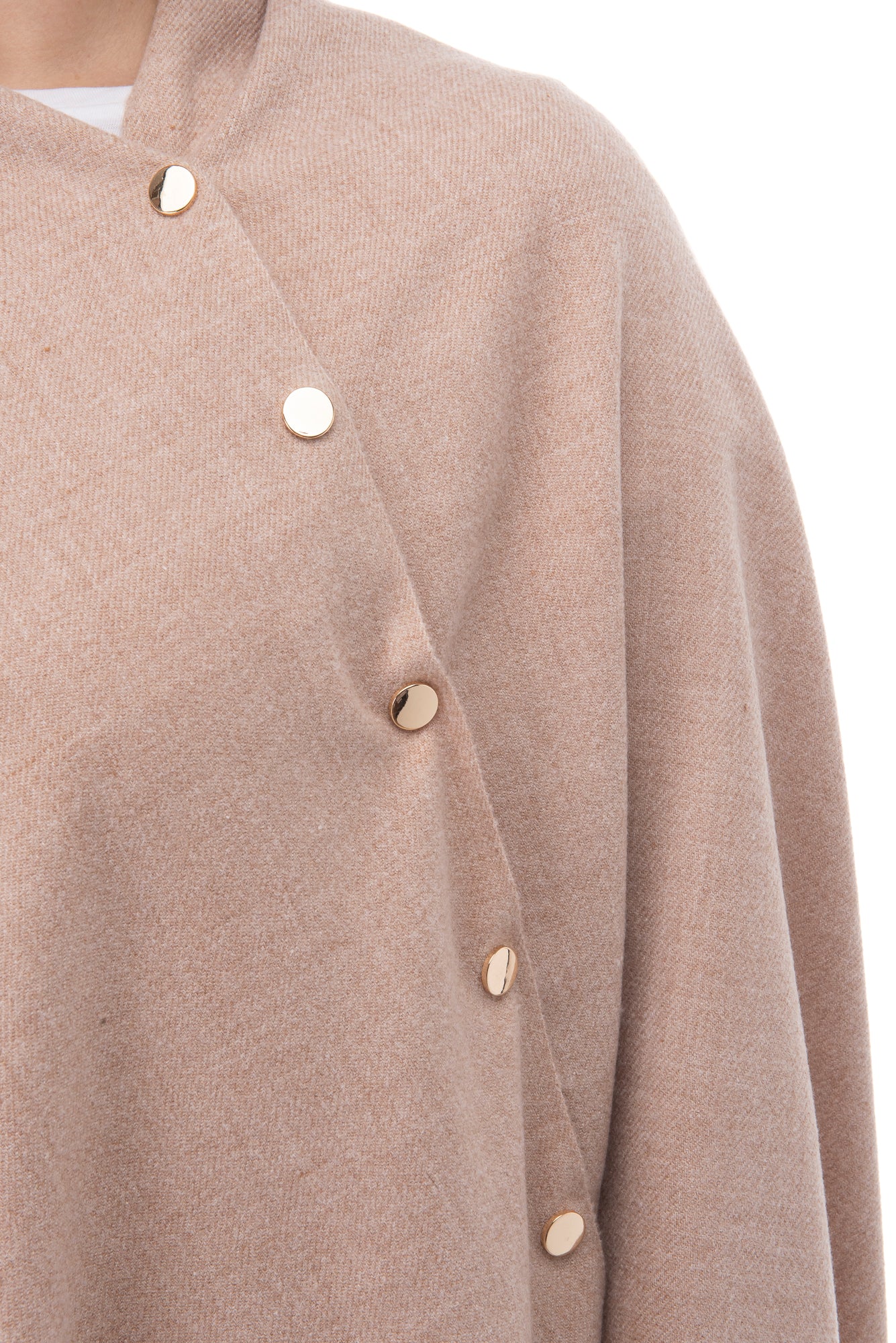 Gisella FB186 Poncho - Light Mocha