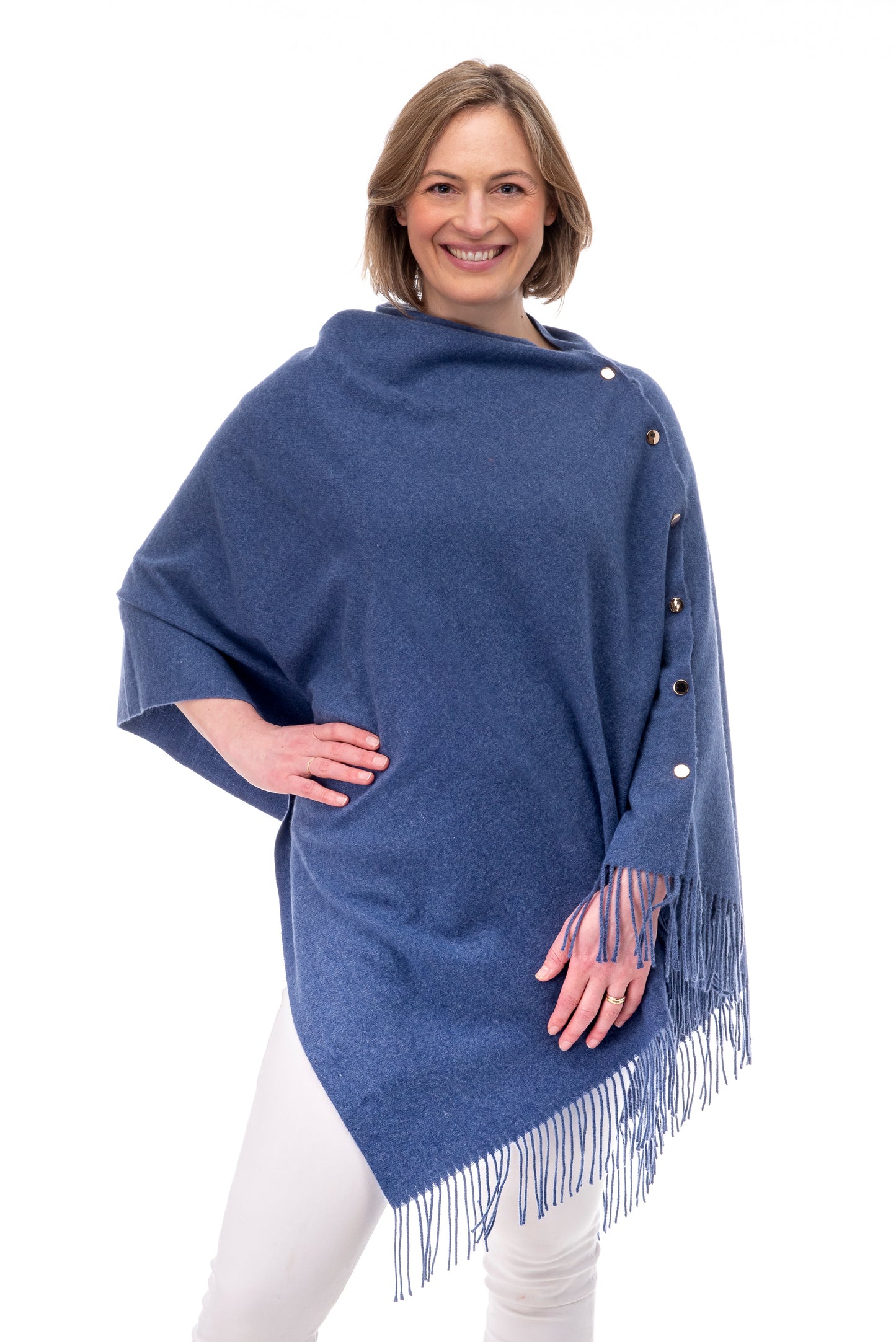 Gisella FB186 Poncho - Denim