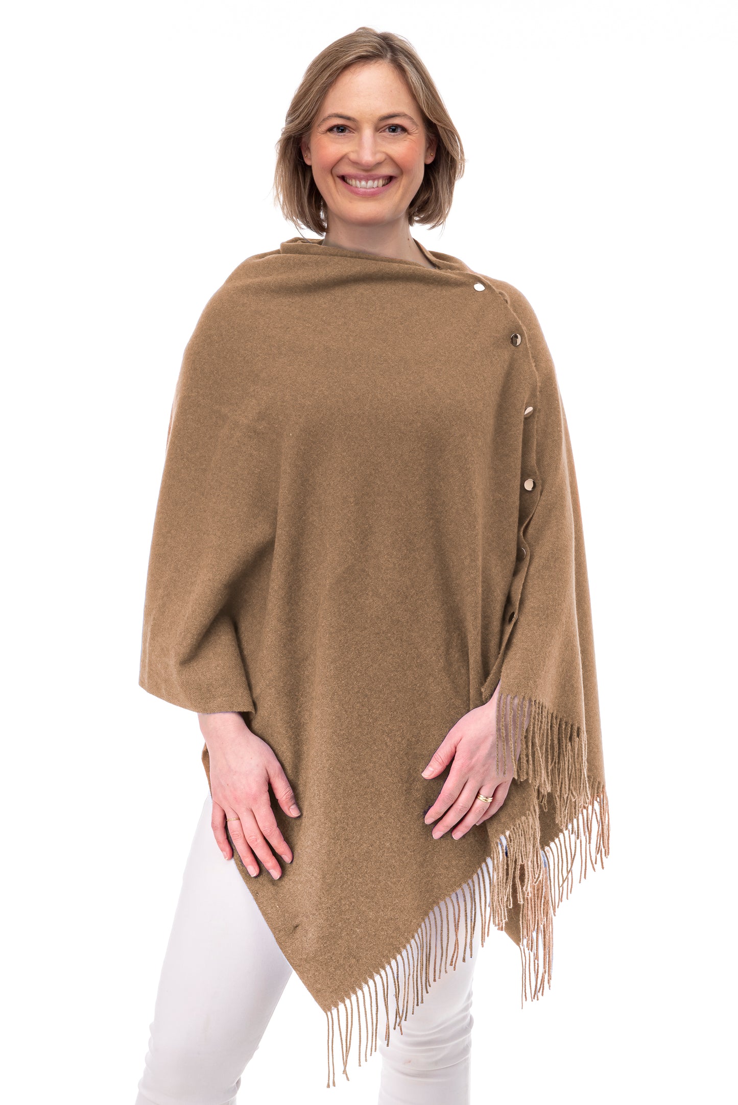 Gisella FB186 Poncho - Mocha