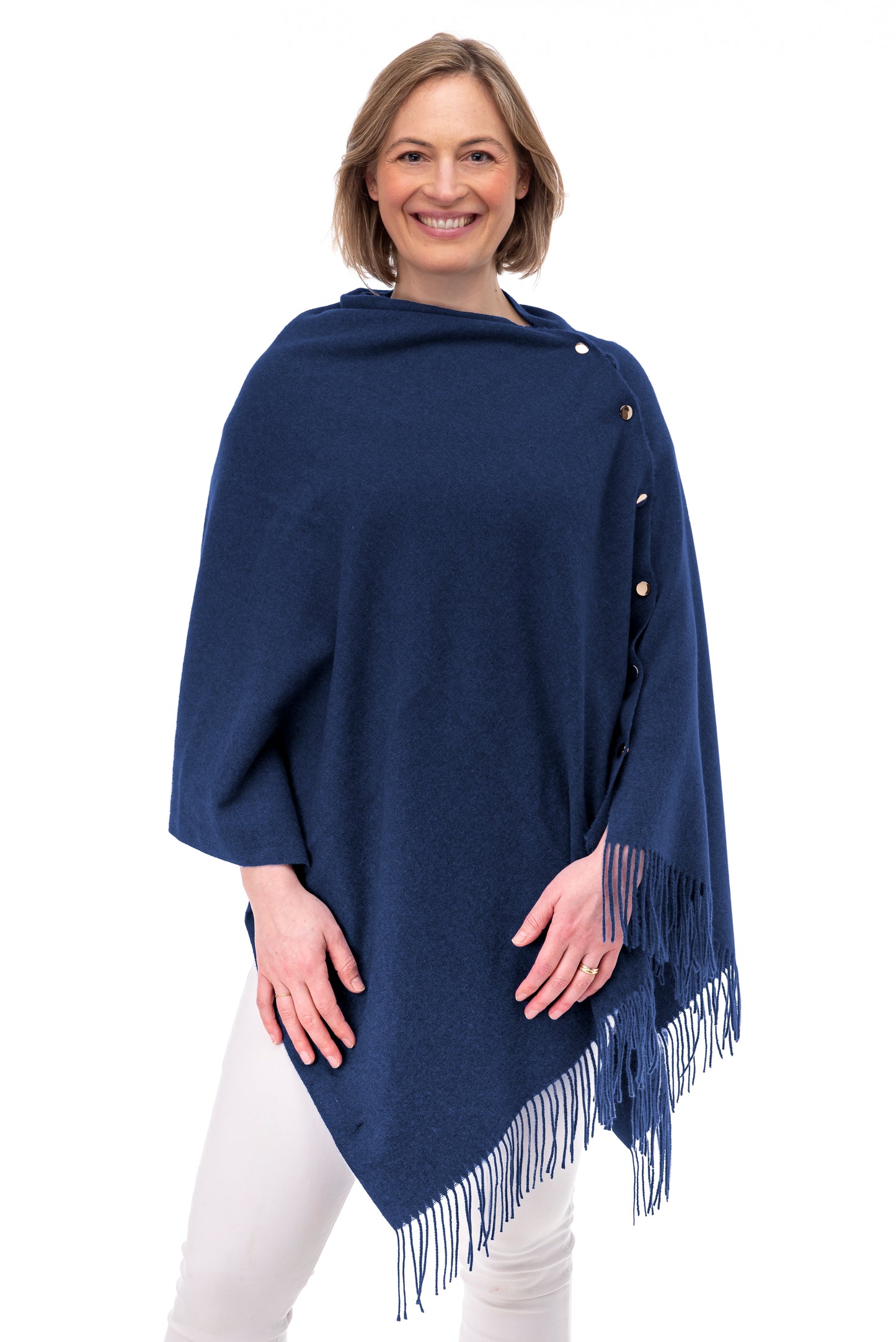 Gisella FB186 Poncho - Navy