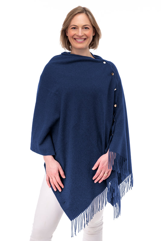 Gisella FB186 Poncho - Navy