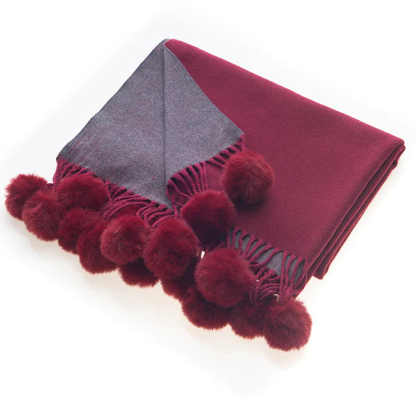 Anna FB95 - Burgundy / Grey