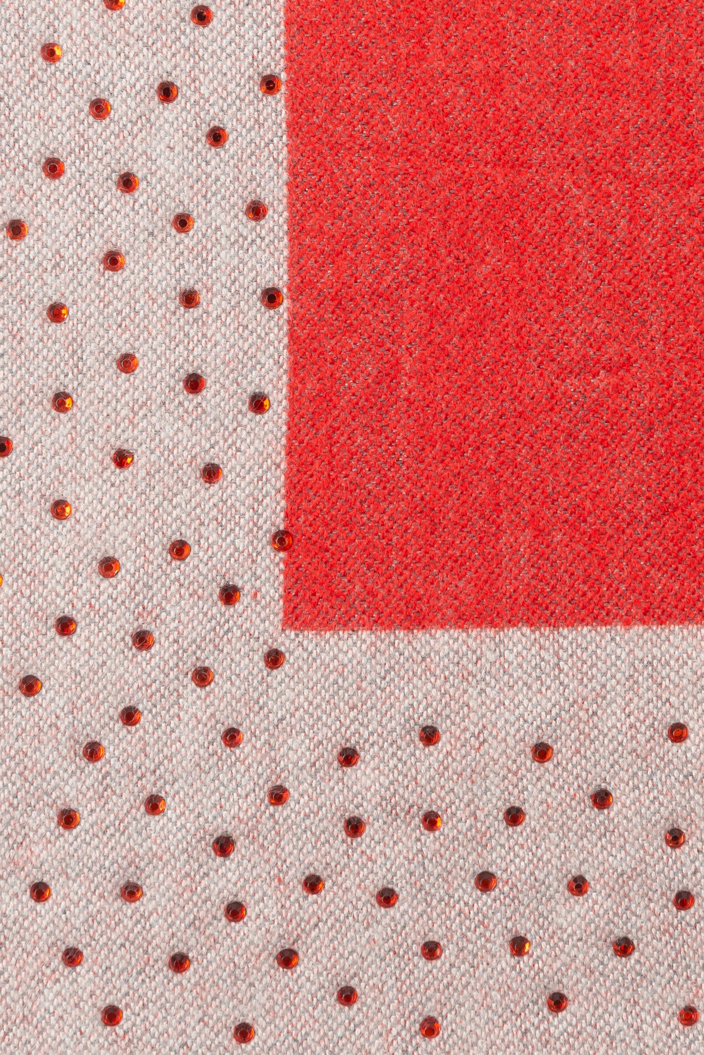 Mia FB99 Wrap With Crystal Border Coral/Beige with Coral Crystals