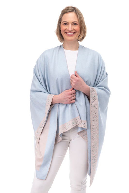 Mia FB99 - Light Blue/Light Pink with Light Blue Crystals