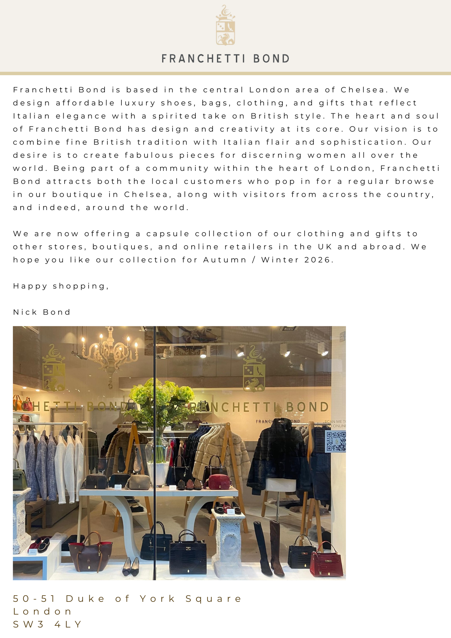 Autumn / Winter 2026 Lookbook