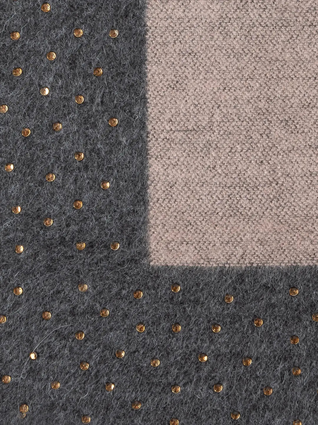 Mia FB99 Wrap With Crystal Border Dark Mocha/Beige- Mocha Crystals