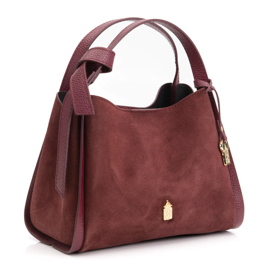 Elsa Burgundy Suede/Dollaro - PRE ORDER