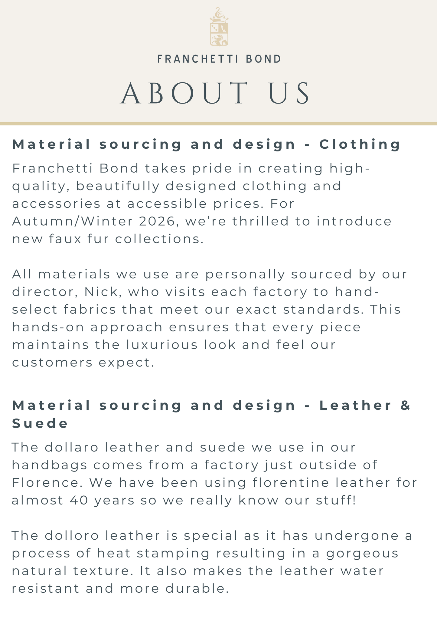 Autumn / Winter 2026 Lookbook