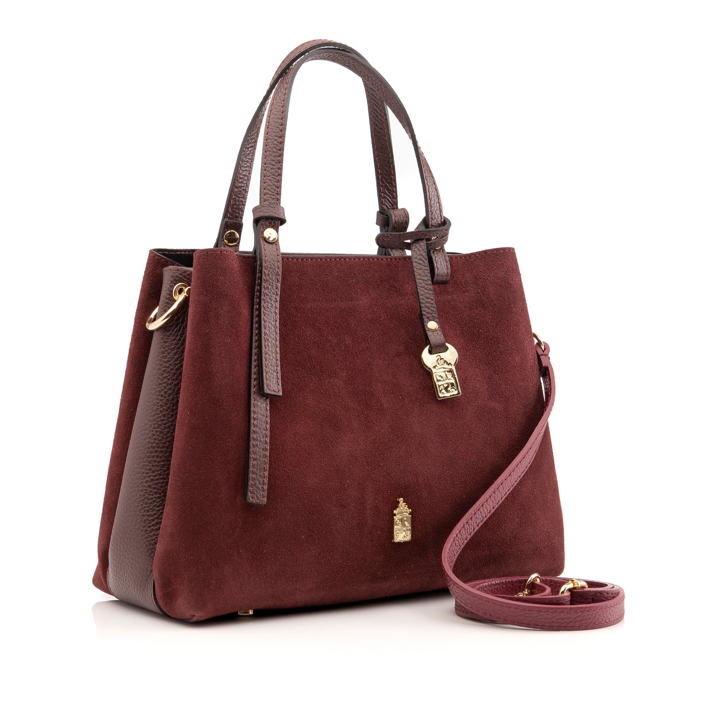 Clara Burgundy Suede/Dollaro - PRE ORDER