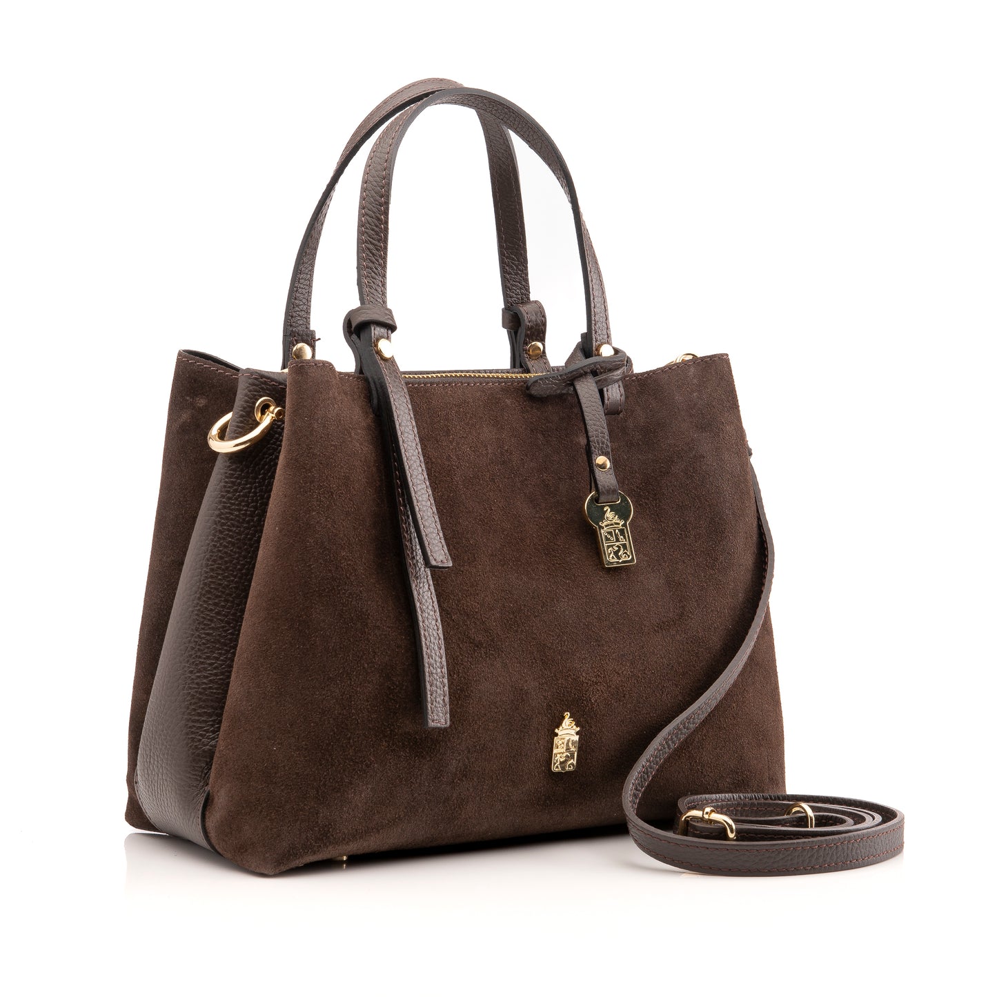 Clara Chocolate Suede/Dollaro - PRE ORDER