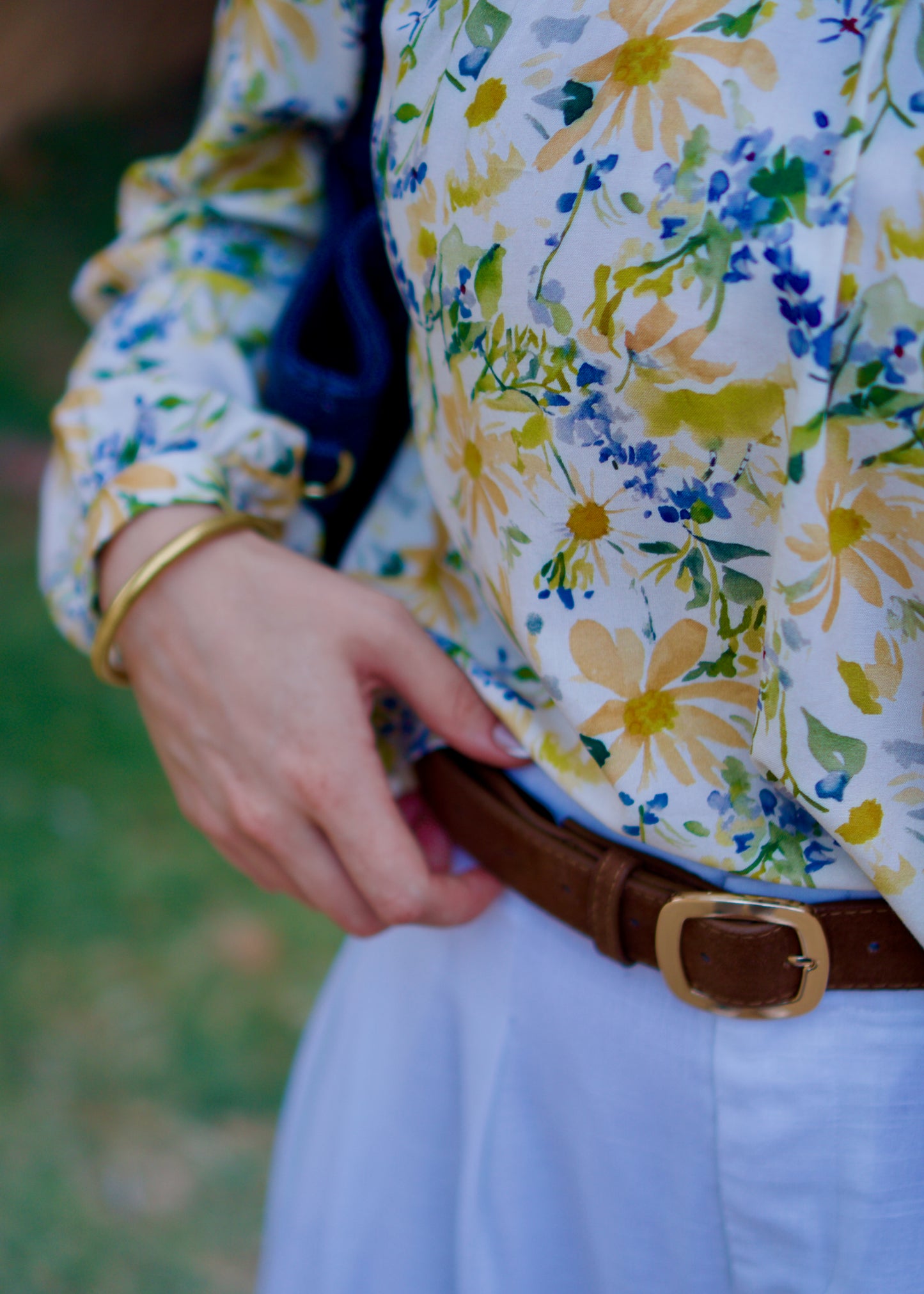 Lola FB220 - Garden Florals Yellow/Blue PRE ORDER