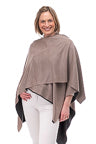 Clara FB169 Reversible Wrap Mocha/Grey