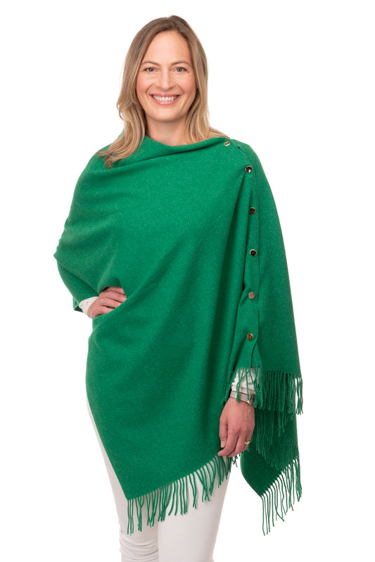 Gisella FB186 Poncho - Emerald Green