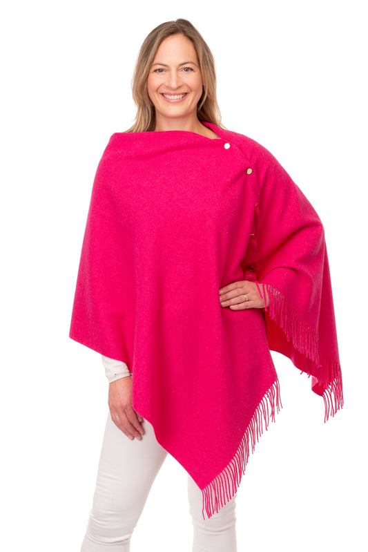 Gisella FB186 Poncho - Fuchsia