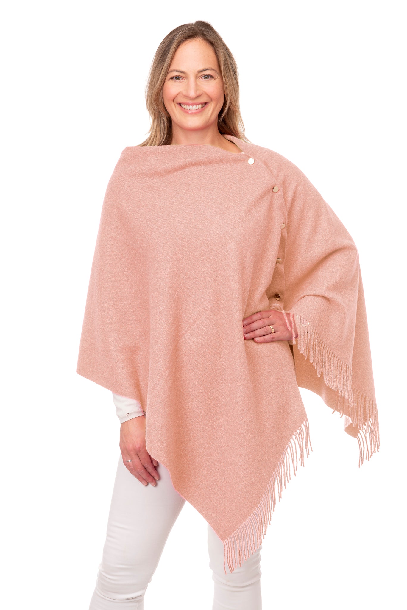 Gisella FB186 Poncho - Light Pink