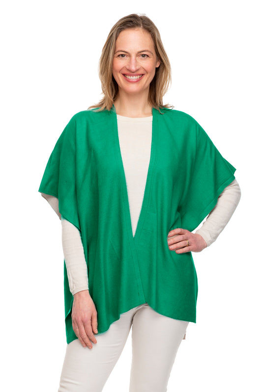 Lidia FB200 Two Colour Summer Jacket Emerald/Beige