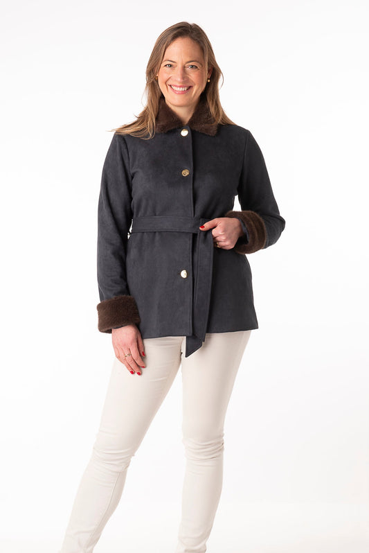 Edetta Navy/Smokey Coffee - PRE ORDER