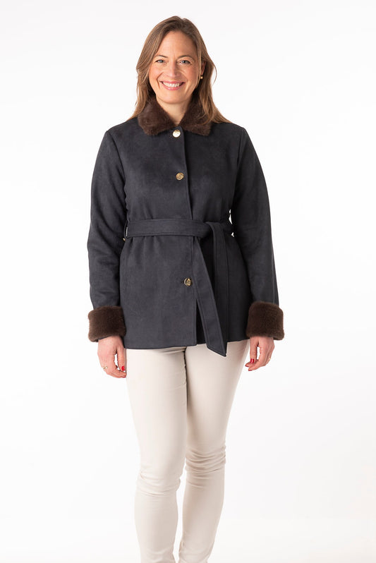 Edetta Navy/Smokey Coffee - PRE ORDER