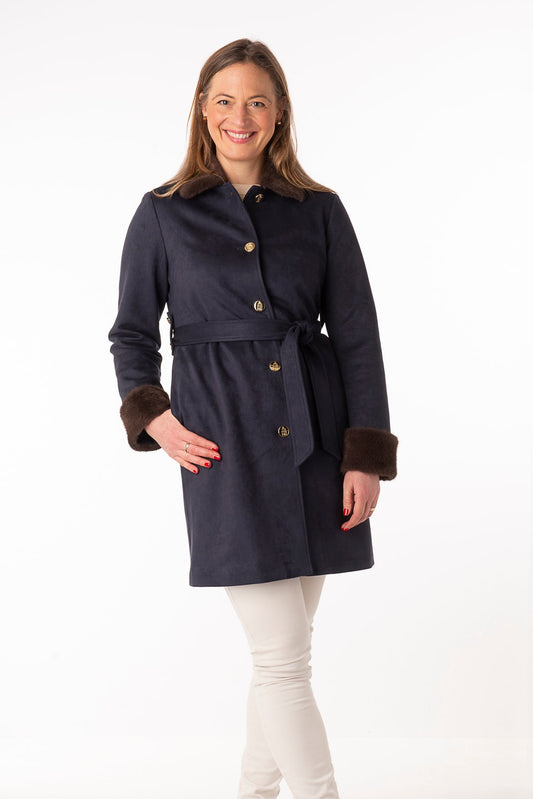 Giacinta Navy/Smokey Coffee - PRE ORDER