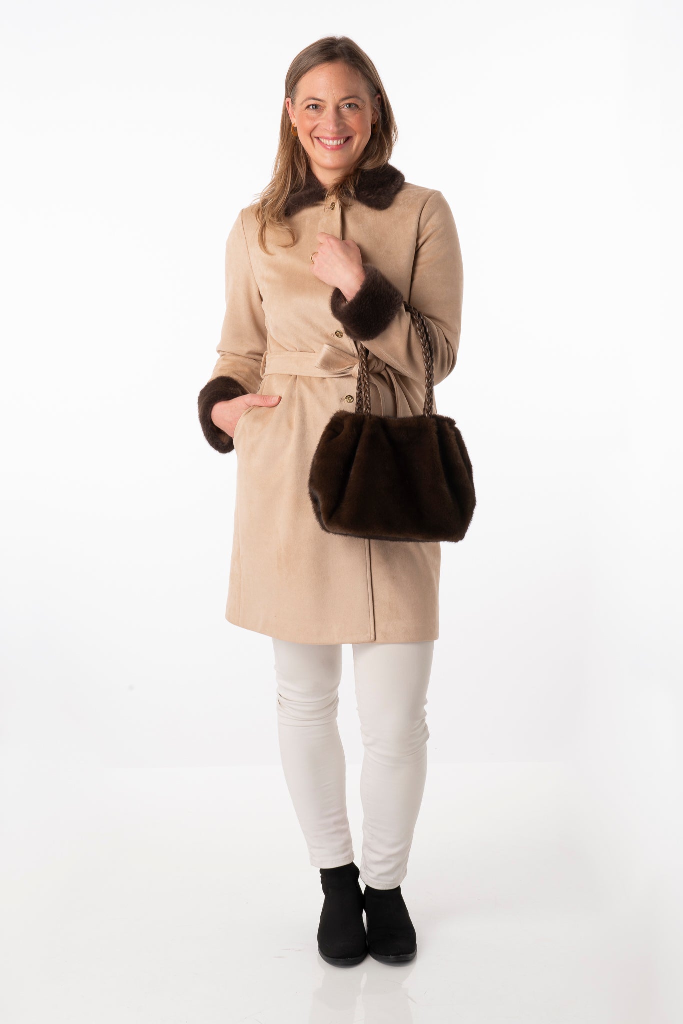 Evelina Two Tone Brown - PRE ORDER