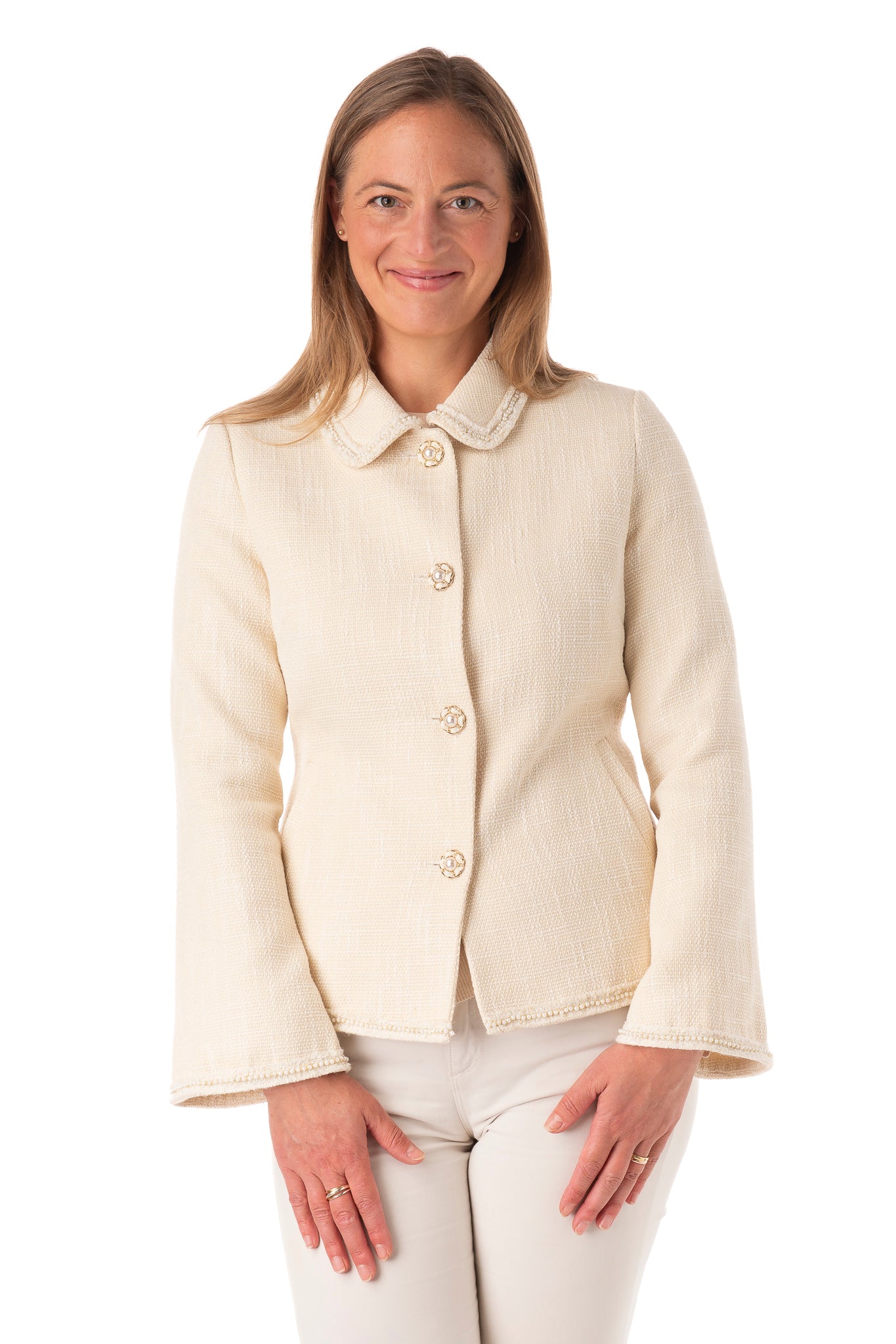 Isabelle FB250 - Beige/Pearl Trim PRE ORDER