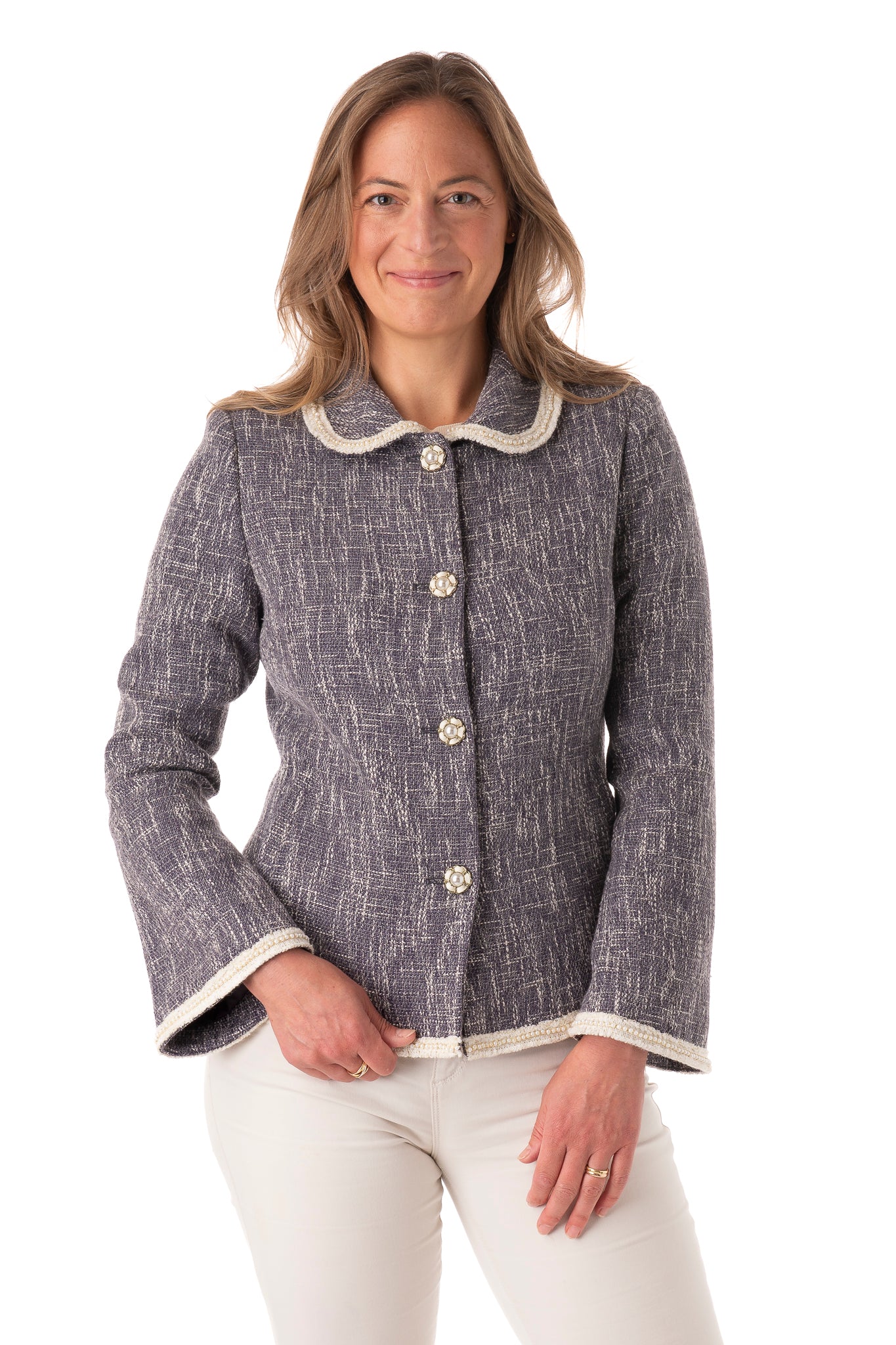 Isabelle FB250 - Navy/Pearl Trim PRE ORDER