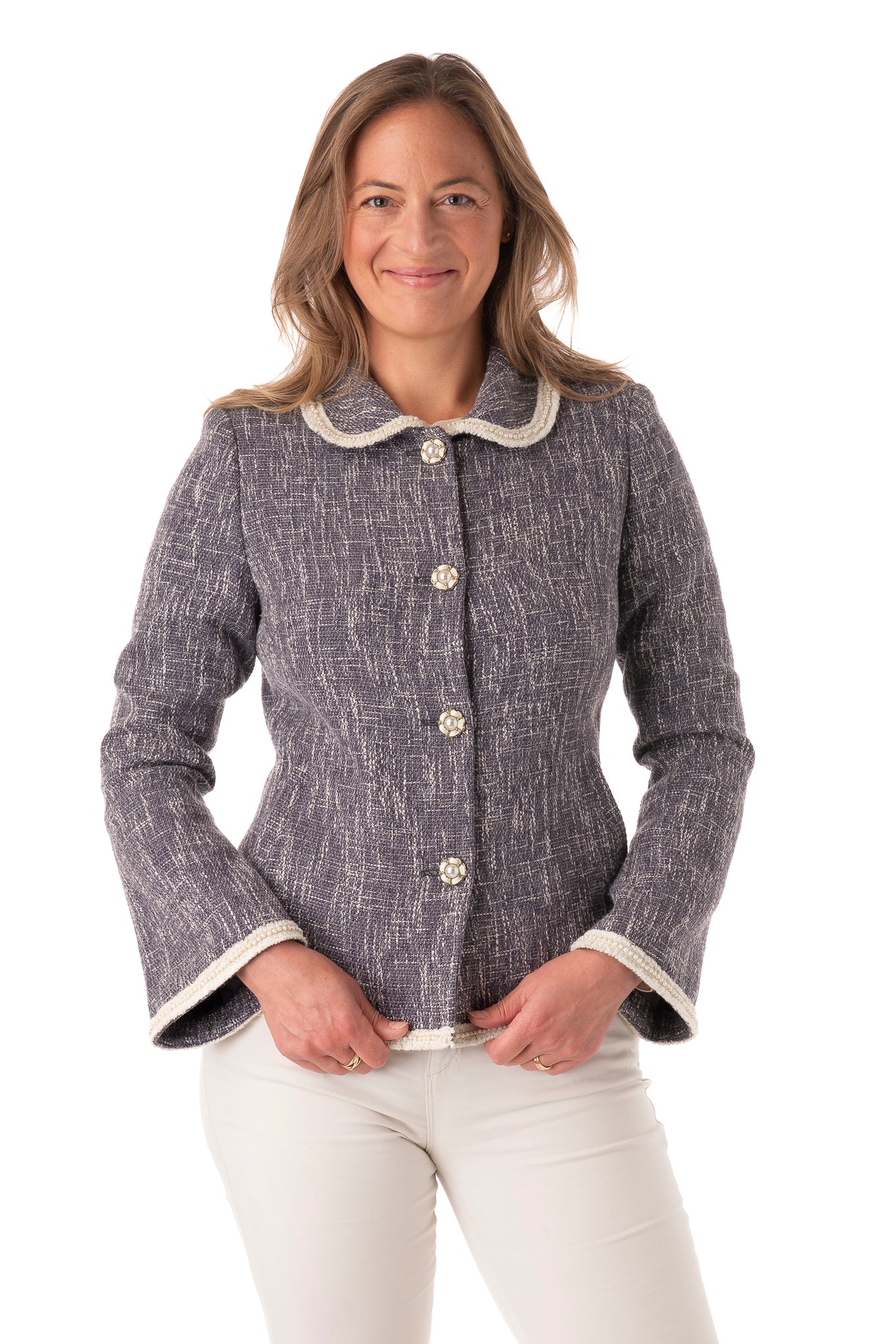 Isabelle FB250 - Navy/Pearl Trim PRE ORDER