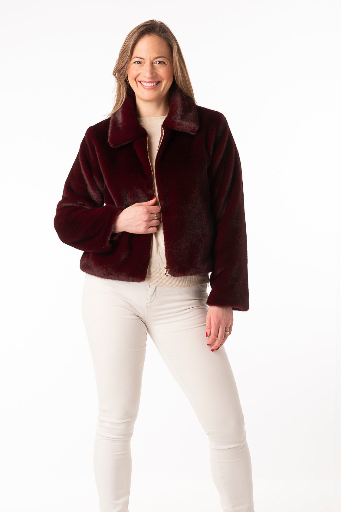 Gabriella Two Tone Burgundy - PRE ORDER