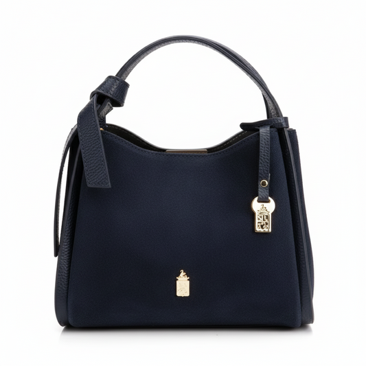 Elsa Navy Suede/Dollaro - PRE ORDER