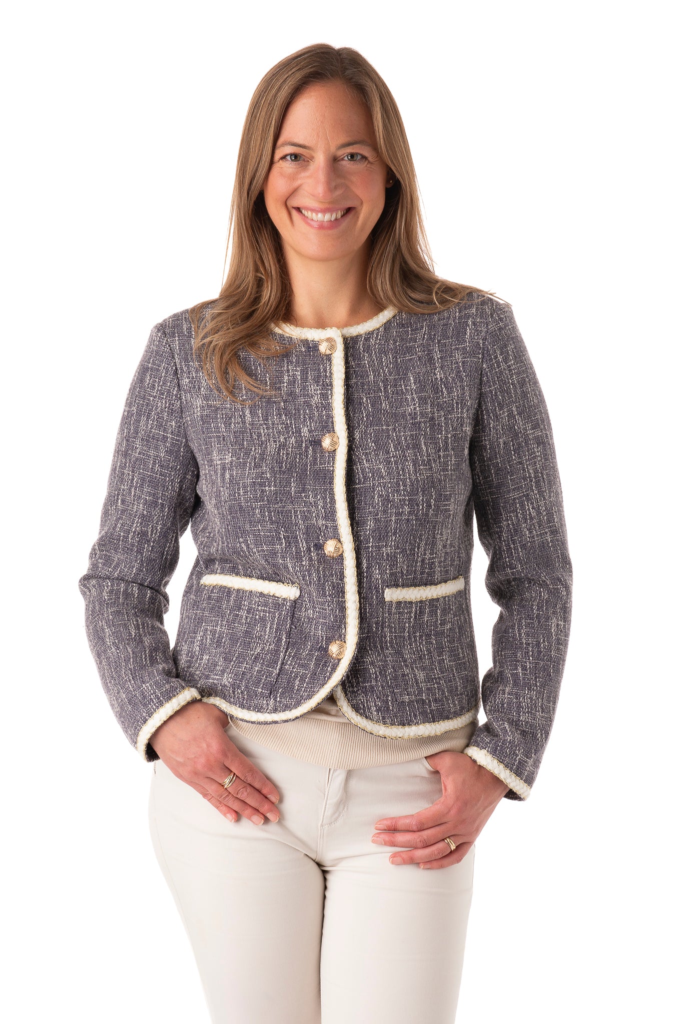 Milana FB236 - Navy/Beige Trim PRE ORDER