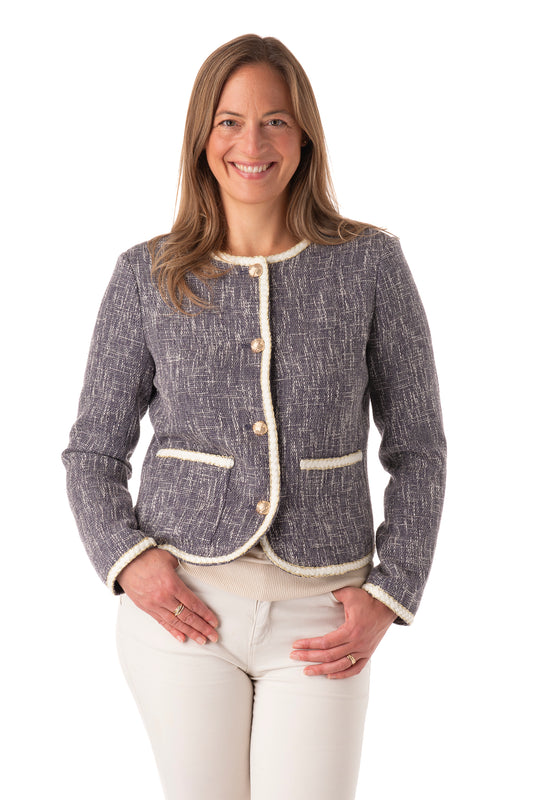 Milana FB236 - Navy/Beige Trim PRE ORDER