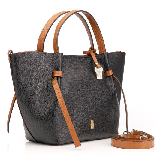 Simona Black/Tan - PRE ORDER