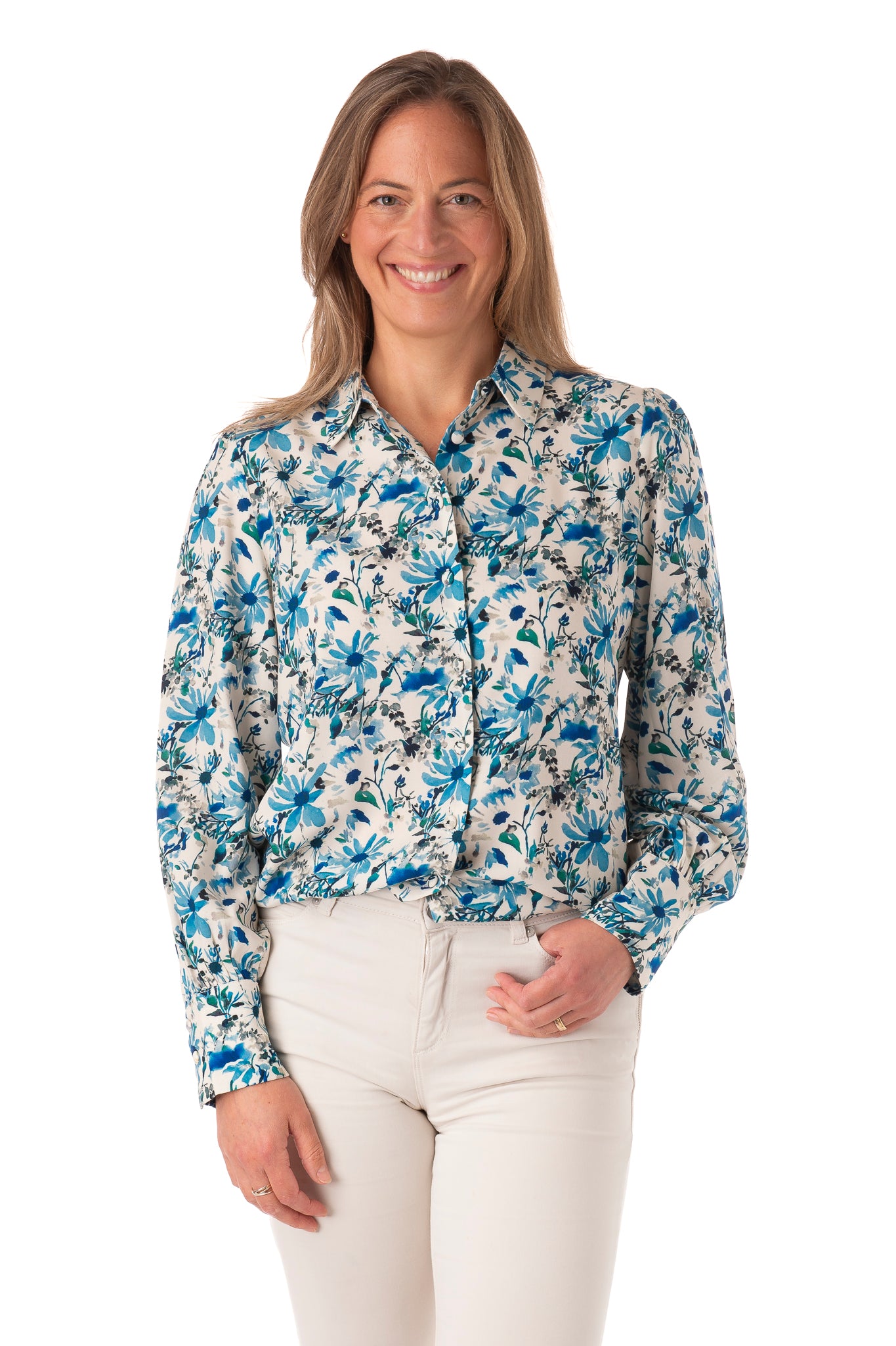 Riccarda FB258 - Garden Floral Blue/Teal PRE ORDER