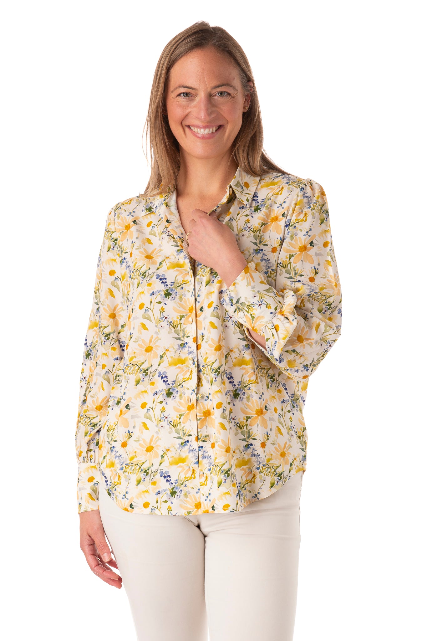 Riccarda FB258 - Garden Florals Yellow/Blue PRE ORDER