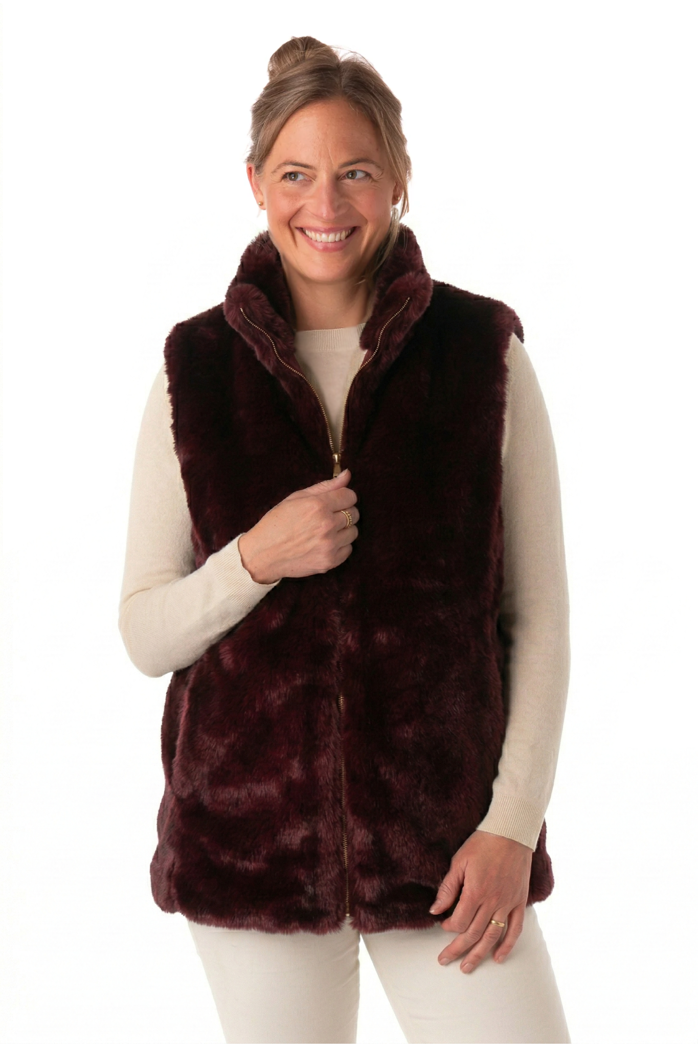 Cienna Two Toned Burgundy -  PRE ORDER