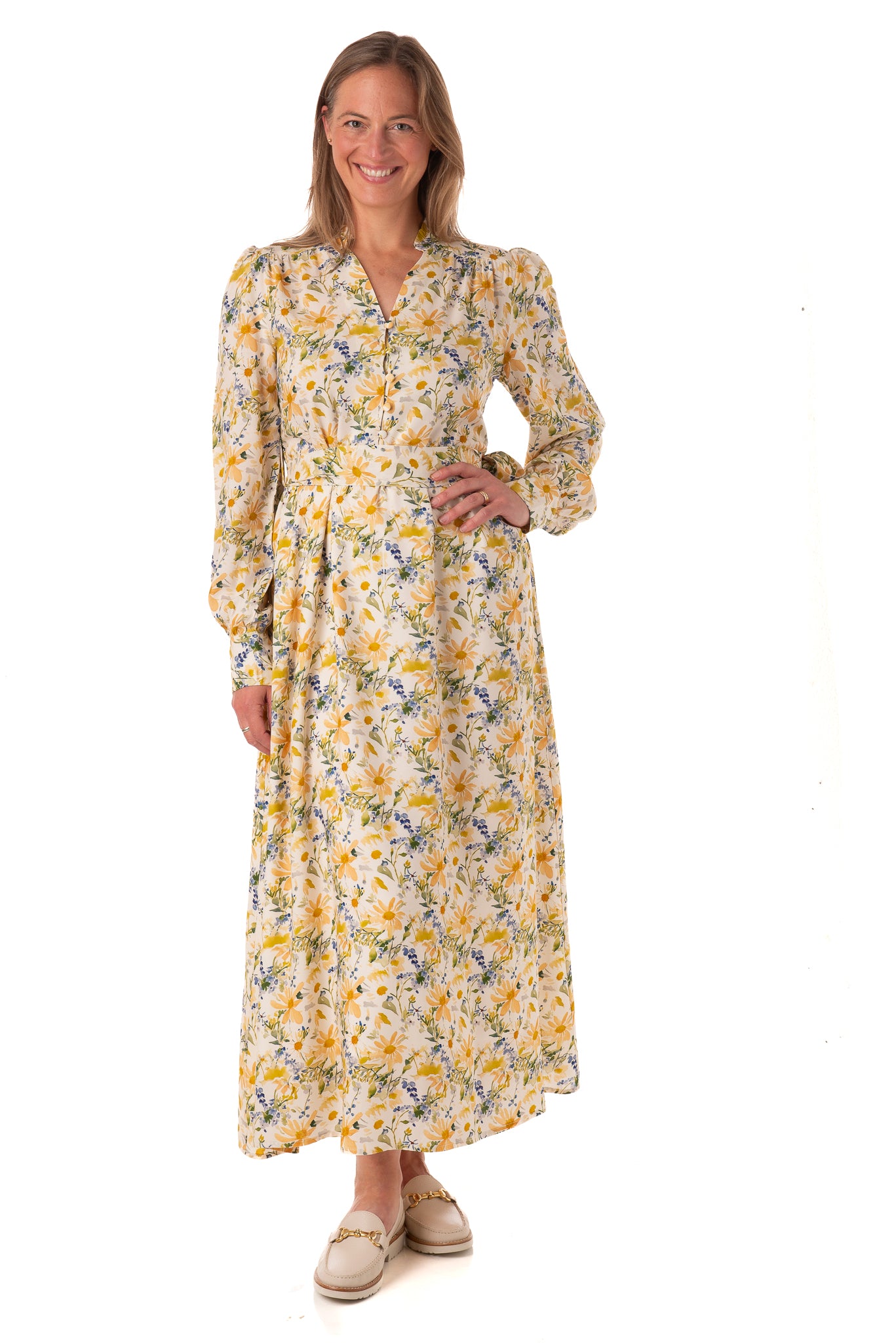 Tomassa FB261 - Garden Florals Yellow/Blue PRE ORDER