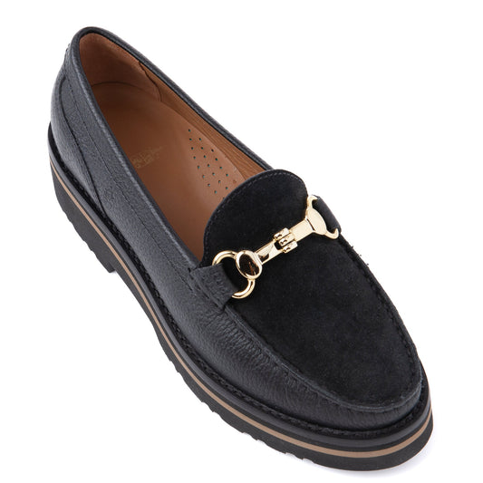 Ella Black Suede/Dollaro - PRE ORDER