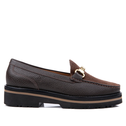 Ella Chocolate Suede/Dollaro - PRE ORDER