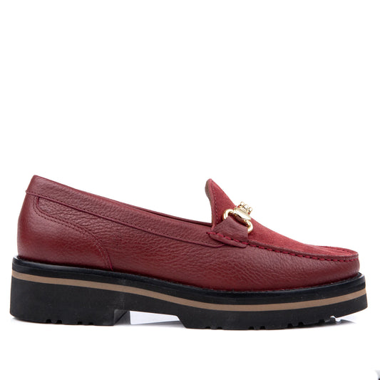 Ella Burgundy Suede/Dollaro - PRE ORDER