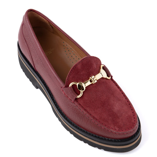 Ella Burgundy Suede/Dollaro - PRE ORDER