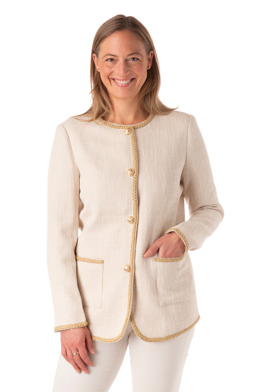 Mirabella FB237 - Off White/Gold Trim PRE ORDER