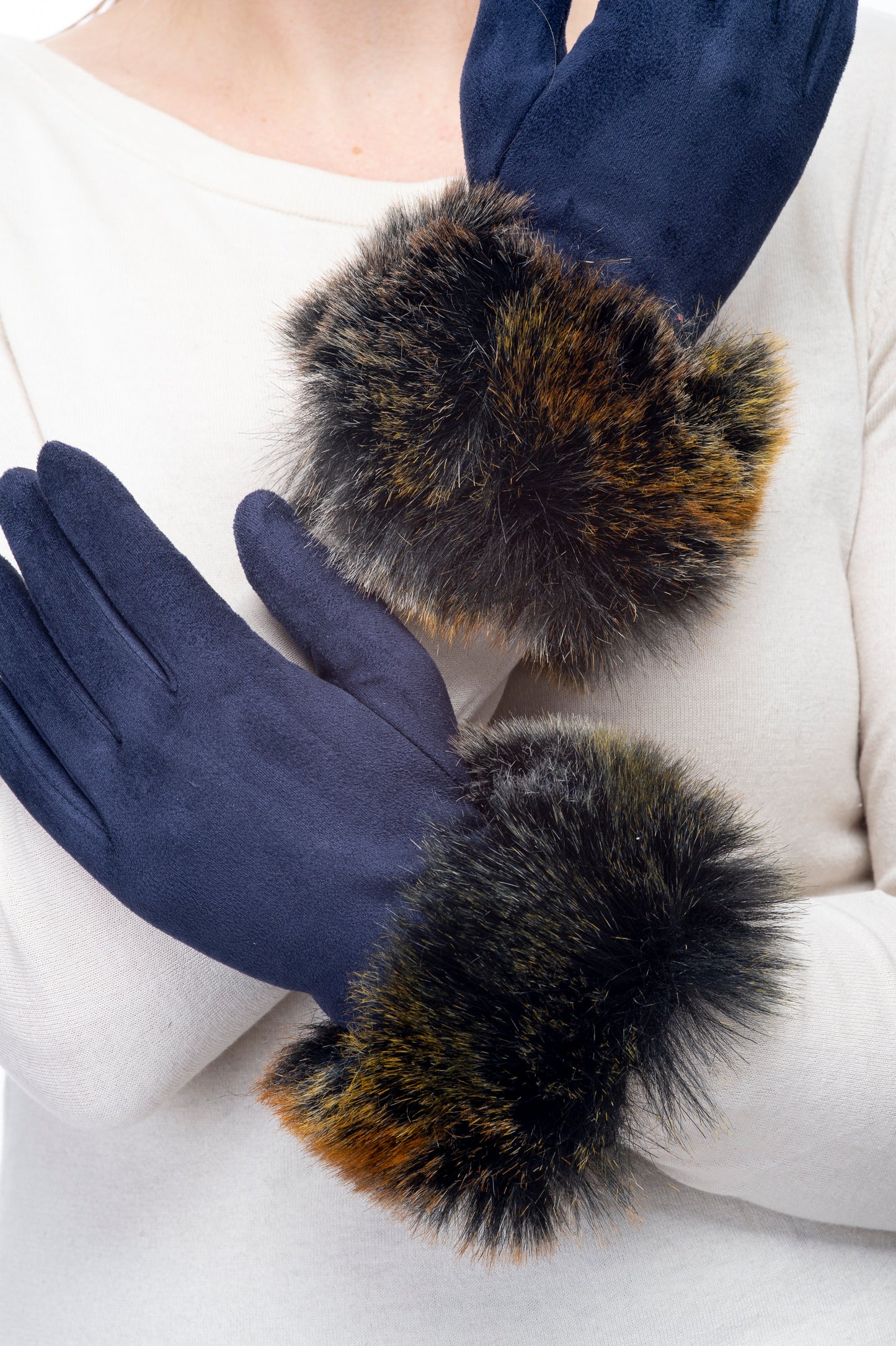 Carmina FB191 Navy/Multi Blue Glove