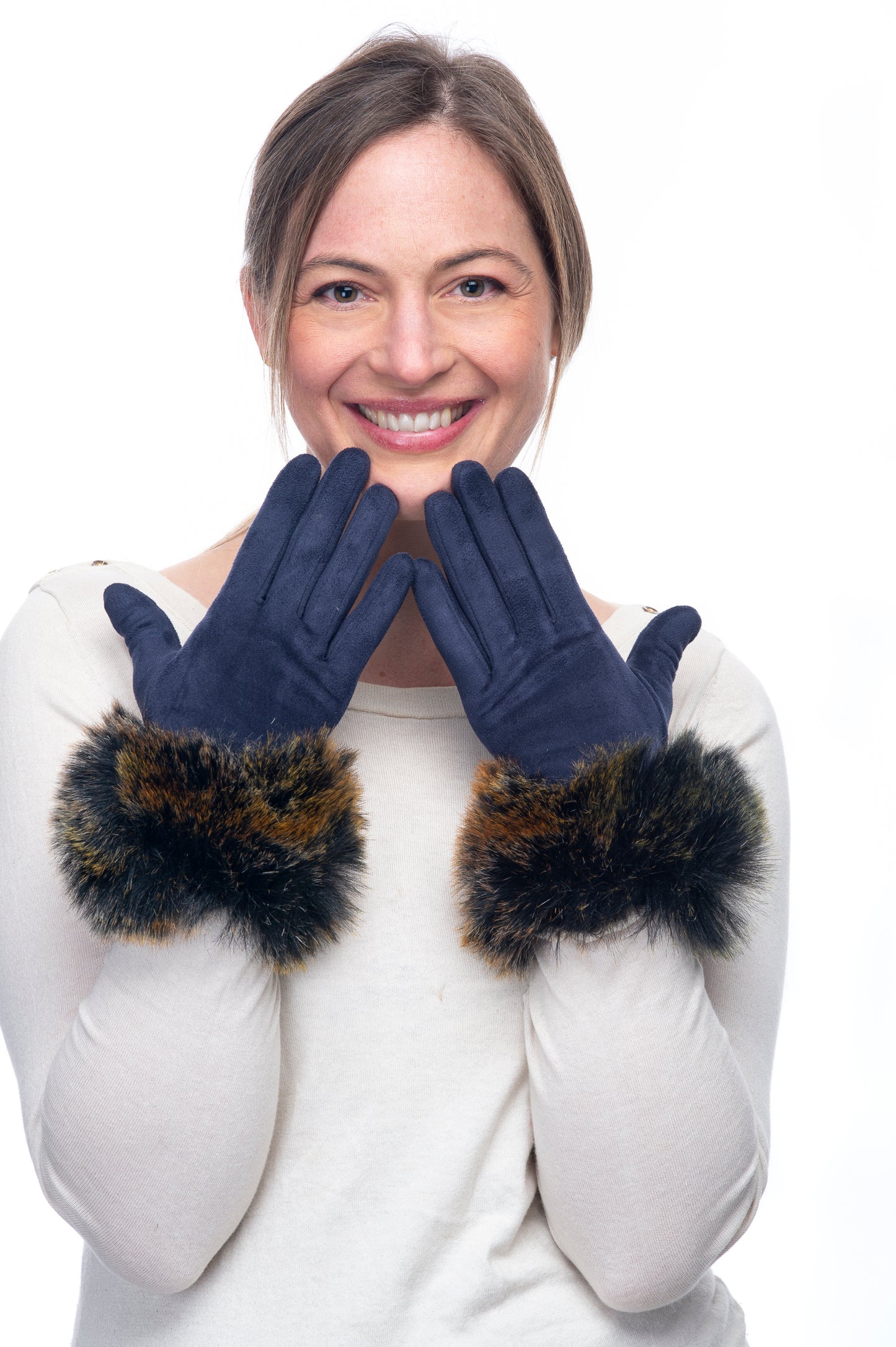 Carmina FB191 Navy/Multi Blue Glove
