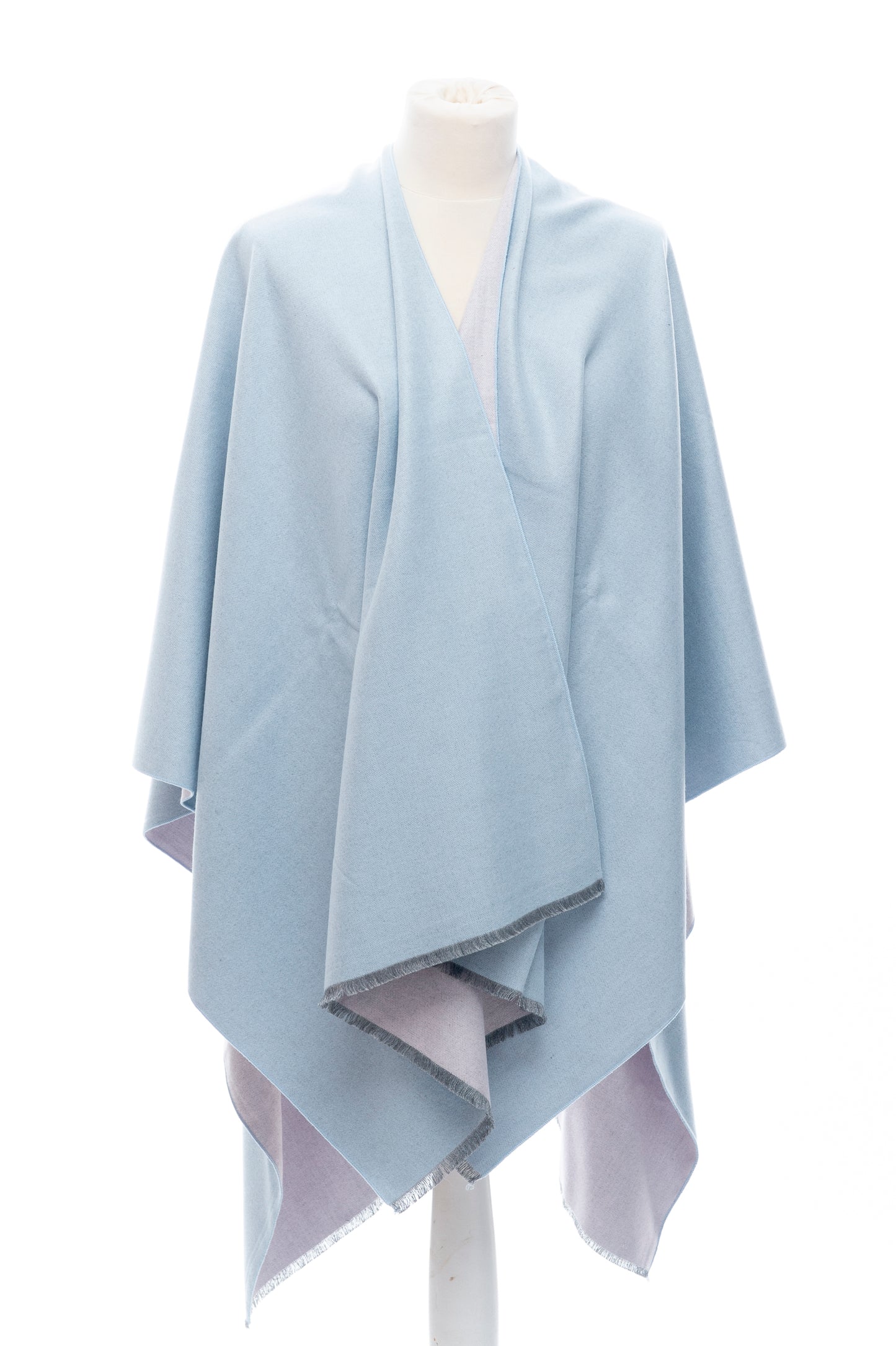Clara  FB169 Reversible Wrap Light Blue/Light Pink